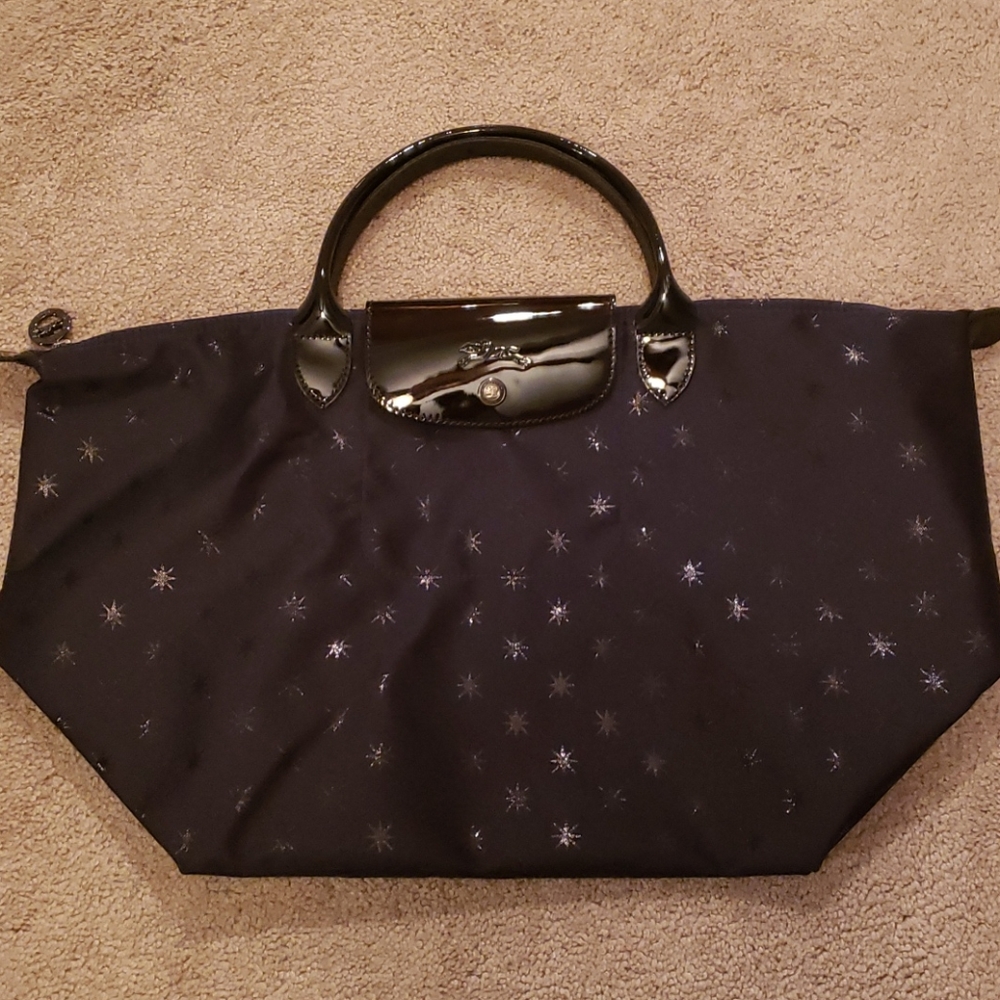 Longchamp Le Pliage Star Print LIMITED EDITION